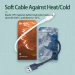 REMAX RC-179i 2.4A 8 Pin High Elastic TPE Fast Charging Data Cable, Length: 1m, 8 Pin - Image 3