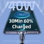 REMAX RC-199th Whirly Series 5A USB to USB-C / Type-C + 8 Pin + Micro USB Fast Charging Data Cable, Cable Length: 1.2m - Image 4