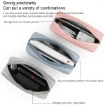 Baona XB-Q003 Power Storage Handbag PU Leather Digital Storage Bag - Image 5