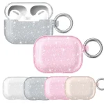 Terminator Glitter Powder Earphone Protective Case with Hook, For AirPods Pro - Image 3