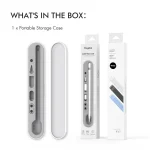 PC + Silicone Stylus Pen Magnetic Absorption Storage Box For Apple Pencil 1 / 2 - Image 7