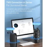 awei Y370 Outdoor Waterproof Bluetooth Speaker with Colorful Light - Image 3