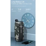 awei Y370 Outdoor Waterproof Bluetooth Speaker with Colorful Light - Image 6