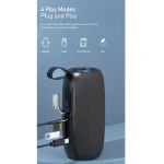 awei Y370 Outdoor Waterproof Bluetooth Speaker with Colorful Light - Image 7