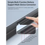 Y999 Desktop Wireless Bluetooth Speaker Soundbar - Image 7