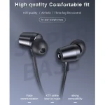 awei L1 Stereo Surround In-ear Wired Earphone, L1(Black), L1(Grey) - Image 3