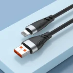 ADC-008 13W 2.6A USB to 8 Pin Fast Charge Data Cable, 1m, 2m - Image 3