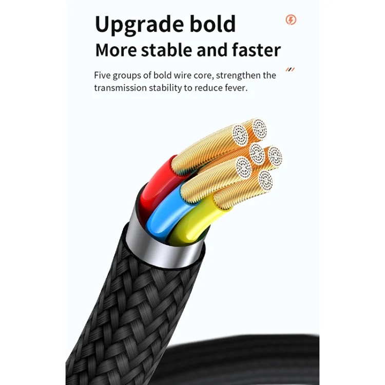 EDA002577301_B6.webp ADC-008 100W USB-C / Type-C to USB-C / Type-C Fast Charge Data Cable, 1m, 2m - Image 7
