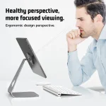 R-JUST L-shaped Magnetic Tablet Phone Desktop Holder - Image 4