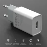 IVON AD-33 2 in 1 2.1A Single USB Port Travel Charger + 1m USB to 8 Pin Data Cable Set,, EU Plug, US Plug - Image 5