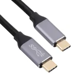 USB-C / Type-C Male to USB-C / Type-C Male Thunderbolt 3 Data Cable, 30cm, 50cm, 80cm, 1m, 1.2m - Image 2