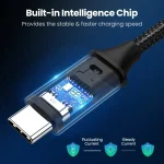 USB-C / Type-C Male to USB-C / Type-C Male Thunderbolt 3 Data Cable, 30cm, 50cm, 80cm, 1m, 1.2m - Image 4