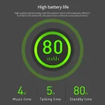 Fineblue F990 CVC6.0 Noise Reduction Lavalier Bluetooth Earphone, Support Vibration Reminder - Image 6