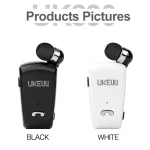 Fineblue UK-890 DSP Noise Reduction Lavalier Pull Cable Bluetooth Earphone without Vibration - Image 2