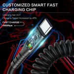 3A Type-C / USB-C Spring Charging Data Cable, Type-C - Image 6