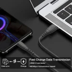 3A Type-C / USB-C Spring Charging Data Cable, Type-C - Image 7
