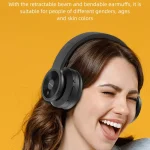awei A996BL Foldable Wireless Bluetooth Headphone, A996BL - Image 3