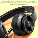awei A996BL Foldable Wireless Bluetooth Headphone, A996BL - Image 6
