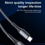 awei CL-69 5A Type-C / USB-C Smart Fast Charging Cable, Length: 1m - Image 3