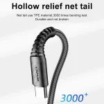 awei CL-69 5A Type-C / USB-C Smart Fast Charging Cable, Length: 1m - Image 4