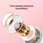 USAMS BU12 TWS Half In-Ear Bluetooth 5.1 Wireless Earphones, USAMS BU12 - Image 5