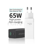 awei PD9 65W GaN Fast Charging Travel Charger, EU Plug - Image 2