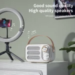 DW13 Portable HIFI Mini Retro Wireless Bluetooth Speaker - Image 3