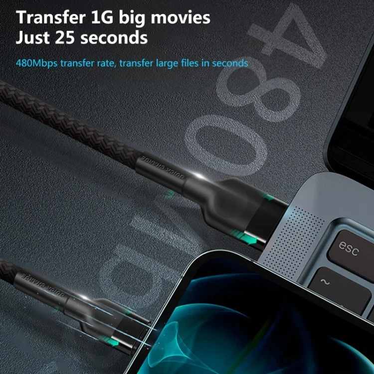 EDA003066801_B6.webp 5A Beauty Tattoo USB Charging Cable,Cable Length: 1m, USB-C / Type-C - Image 7