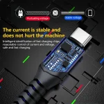 6A Woven Style USB Charging Cable, Cable Length: 1m, USB-C / Type-C - Image 6