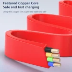 3 in 1 USB To 8Pin + Micro USB + USB-C / Type-C Telescopic Charging Cable with Mobile Phone Holder - Image 6