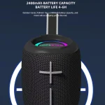 HOPESTAR P20 mini Waterproof Wireless Bluetooth Speaker, P20 mini(Black), P20 mini(Red), P20 mini(Grey), P20 mini(Blue) - Image 4