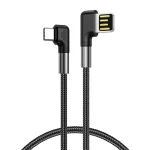 3A USB-C/Type-C to 8 Pin Double Elbow Charging Cable, 0.5m, 1m, 2m, 3m