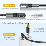 3A USB-C/Type-C to 8 Pin Double Elbow Charging Cable, 0.5m, 1m, 2m, 3m - Image 3