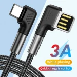 3A USB-C/Type-C to 8 Pin Double Elbow Charging Cable, 0.5m, 1m, 2m, 3m - Image 6