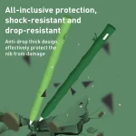 LOVE MEI Bamboo Liquid Silicone Gel Stylus Pen Protective Case, For Apple Pencil 1, For Apple Pencil 2 - Image 5