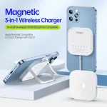 DUZZONA W7 3 In 1 Magnetic Wireless Charger, W7 - Image 2