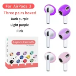3 Pairs Earphone Silicone Earmuffs, For AirPods 3 - Image 7