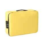 Large Capacity Multi-layers Foldable Fabric Document Storage Bag, Two Layers-Unlocked, Two Layers-Locked, Three Layers-Unlocked, Three Layers-Locked