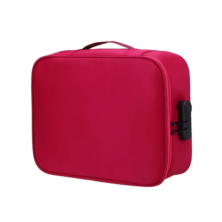 Multifunctional Thickened Large-capacity Document Storage Bag, Three Layers with Password Lock