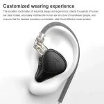 KZ-ZEX PRO Electrostatic Coil Iron Hybrid In-Ear Headphones, With Microphone, Without Microphone - Image 5