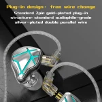 KZ-ESX 12MM Dynamic Subwoofer Sports In-Ear HIFI Headphones, With Microphone, Without Microphone - Image 5