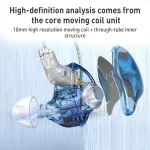 KZ-EDC High-Value Subwoofer Wired HIFI In-Ear Headphones, With Microphone, Without Microphone - Image 7