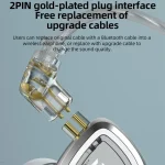 KZ-EDA Balanced Dual Magnetic Dynamic In-Ear Earphone, With Microphone, Without Microphone - Image 4