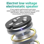 KZ-ZES Electrostatic Dynamic Hybrid HIFI In-Ear Headphones, With Microphone, Without Microphone - Image 2
