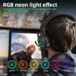 KZ-GP20 Bluetooth/2.4G Dual Mode Gaming RGB Lighting Headphones - Image 2