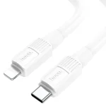 hoco X84 20W USB-C / Type-C to 8 Pin Solid PD Charging Data Cable，Length：1m