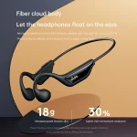 Dido W11S Bone Conduction Waterproof Wireless Bluetooth Sports Earphone - Image 5