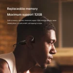 Dido W11S Bone Conduction Waterproof Wireless Bluetooth Sports Earphone - Image 6