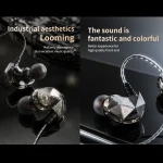 QKZ AK2 Sports In-ear Wired HiFi Sound Heavy Bass 3.5mm Earphone with Mic - Image 3