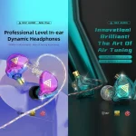 QKZ AK6 PLUS HiFi Bass Detachable Audio Cable Dynamic Heavy Bass Wired Earphone, with Mic, without Mic - Image 2